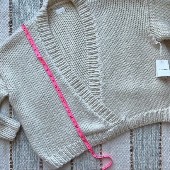 Mother Soul Serenade Criss Cross Chunky Knit Pullover Jumper Sweater Size Medium - Picture 8 of 12